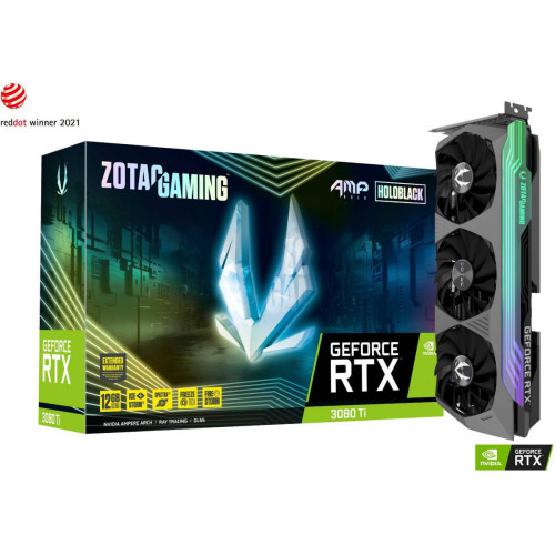 Zotac - ZOTAC GAMING GeForce RTX 3080 Ti AMP HOLO OC - Carte Graphique NVIDIA 2x8 pin