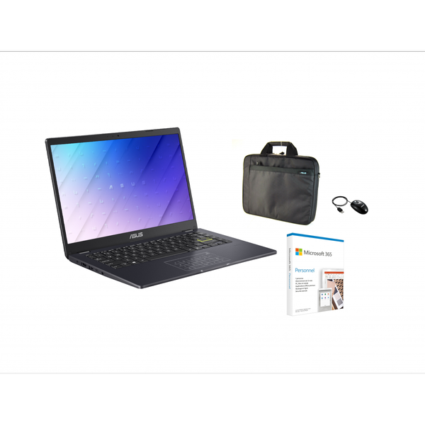 PC Portable Asus Vivobook E410MA-EK971TS - Bleu + Sacoche + Souris + Office 365 1an