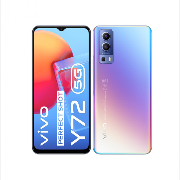 Smartphone Android Vivo Y72 5G - 128 Go - Bleu