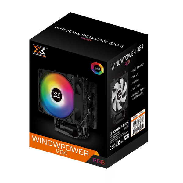 Ventirad Processeur Xigmatek Windpower WP964 RGB - Ventirad CPU