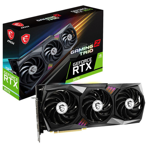 Msi - GeForce RTX 3070 GAMING Z TRIO 8G LHR Msi   - Occasions Carte Graphique NVIDIA