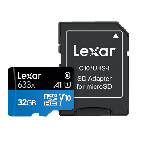 Carte Micro SD Lexar + Adapt - 32 Go