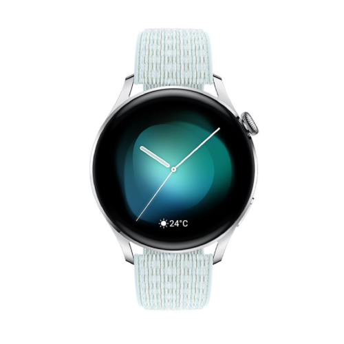 Huawei - Watch 3 Classic - 4G - Bracelet Nylon Bleu - Montre connectée Huawei