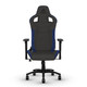 Corsair - T3 RUSH Fabric Gaming Chair - Blue/Black