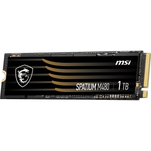 Msi -SPATIUM M480 1 To - PCI-Express 4.0 NVMe M.2 880 Msi  - Disque SSD