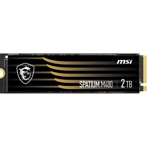 Msi - SPATIUM M480 2 To PCI-Express 4.0 NVMe M.2 880 - Disque SSD
