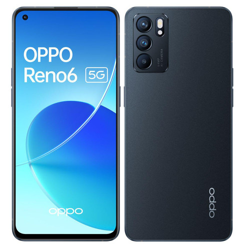 Oppo - Reno6 - 5G - 8/128 Go - Noir Stellaire - Smartphone Android 8