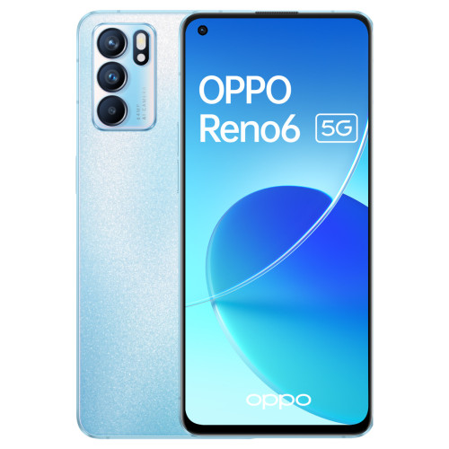 Oppo -Reno6 - 5G - 8/128 Go - Bleu Arctique Oppo  - Smartphone Android 8