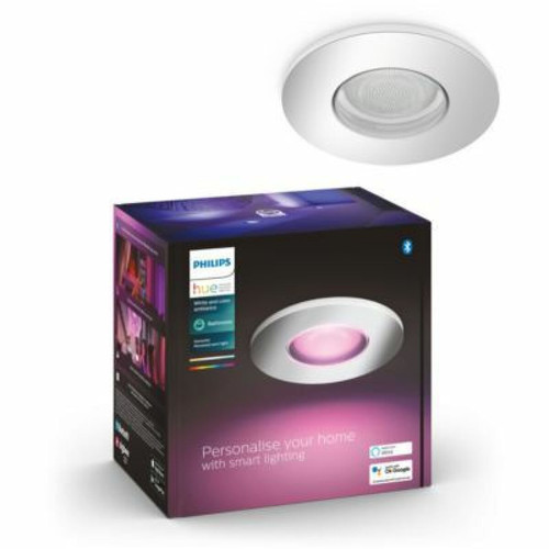Philips Hue - Xamento Hue recessed 1x5.7W - Chrome Philips Hue  - Lampe connectée Pack reprise