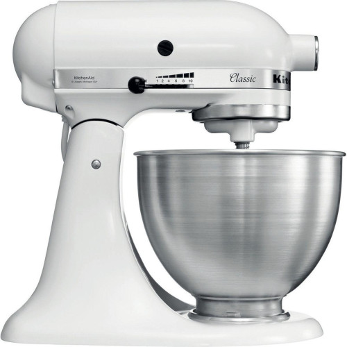 Kitchenaid - Robot pâtissier à tête inclinable 4.3 litres - Blanc Kitchenaid   - Robot Kitchenaid Préparation culinaire