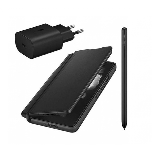 Coque, étui smartphone Samsung Pack (Flip Cover avec S Pen + CS 25W) - Noir