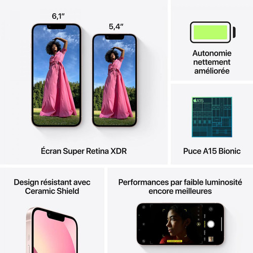 iPhone iPhone 13 Mini - 128GO - Rose