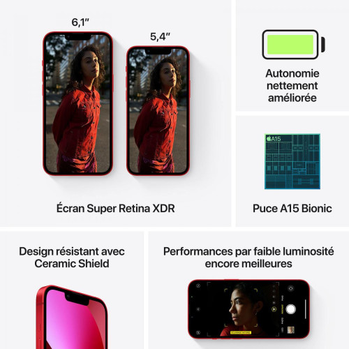 iPhone iPhone 13 Mini - 128GO - (PRODUCT)RED