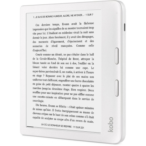 Kobo - Libra 2 - Blanc - Tablette reconditionnée