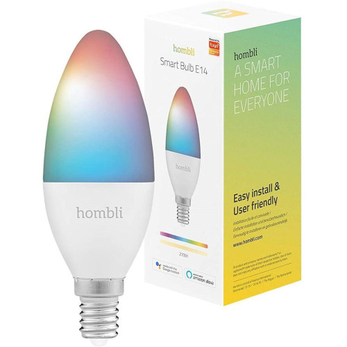 Ampoule connectée Hombli E14 RGB + CCT