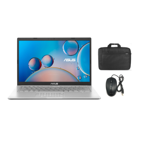 Asus -Vivobook R415EA-EK1154W - Argent Transparent + Souris + Sacoche Asus  - PC Portable Windows