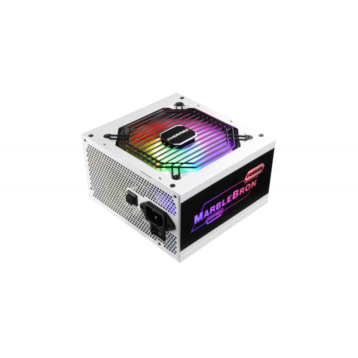 Enermax - Alimentation PC MARBLEBRON ATX - 850W - RGB adressable -  Alimentation modulaire - Rue du Commerce