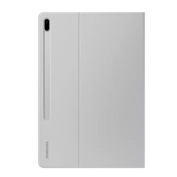Housse, étui tablette Samsung Book Cover Galaxy Tab S7+ / S7FE - Gris Clair - EF-BT730PJEGEU