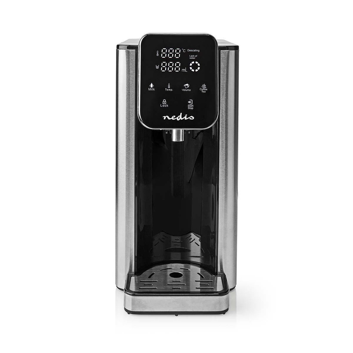 Nedis Distributeur d'eau chaude - KAWD300FBK - Argent/Noir