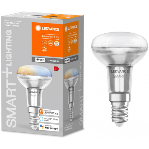 Ledvance -Ampoule connectée Smart+ WIFI SPOT R50 40W E14 - Variation de blancs Ledvance  - Lampe connectée Oui