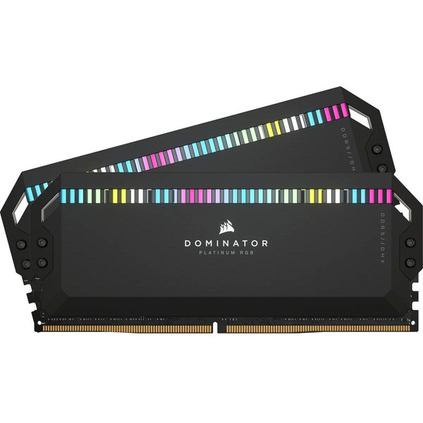 RAM PC Fixe Corsair DOMINATOR PLATINUM RGB - 2x16Go - DDR5 5600 Mhz -  CAS 36 - Noir