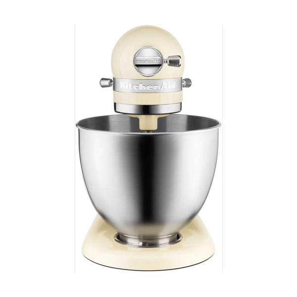 Kitchenaid Robot Pâtissier Mini 3,3L - Crème + Livre de recettes Pour tout Cuisiner
