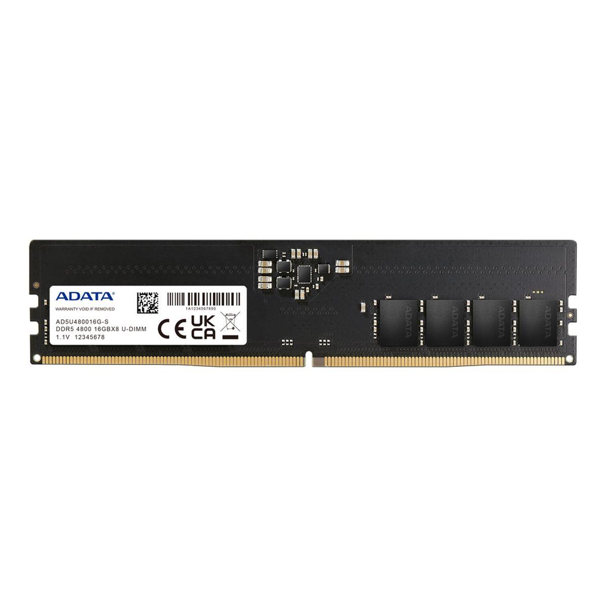 Adata - U-DIMM 16Go DDR5 4800 Mhz CL40 - RAM PC - Rue du Commerce