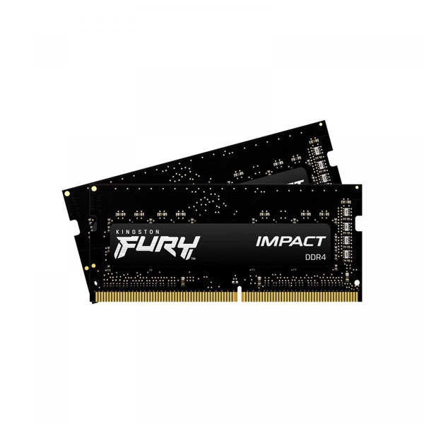 RAM PC Kingston Fury Impact - 2x8 Go - DDR4 2666 MHz - CL15 Noir