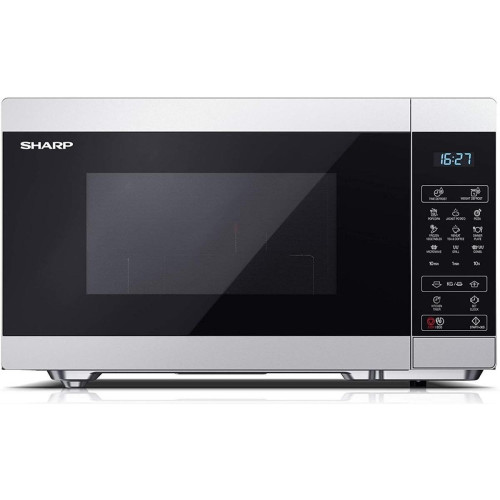 Sharp - Micro-ondes & Grill 28L 900W- 8 programmes -Gris - Four micro-ondes Sharp