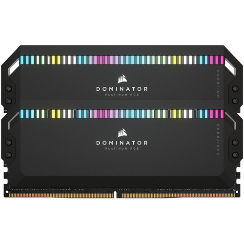 Corsair Kit de mémoire DOMINATOR PLATINUM RGB 32 GO (2 x 16 GO) DDR5 DRAM 5 600 MHz C36 – Noir