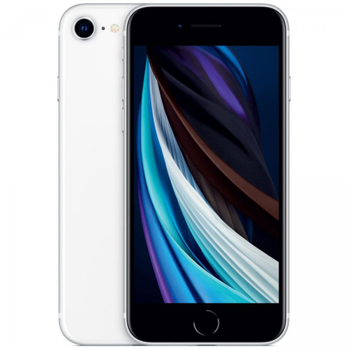 Apple - iPhone SE - 128 Go - Blanc - sans écouteurs - iPhone SE iPhone