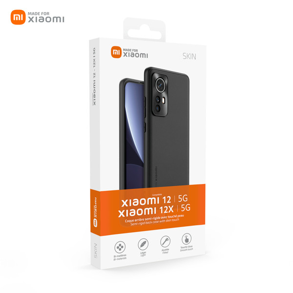 Coque, étui smartphone XIAOMI Coque arrière semi-rigide pour Xiaomi - Noir