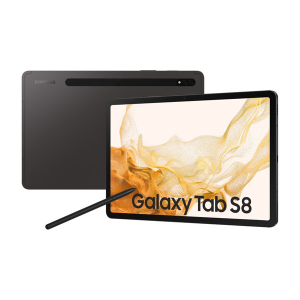 Tablette Android Samsung Galaxy-Tab-S8-5G-256-Gray