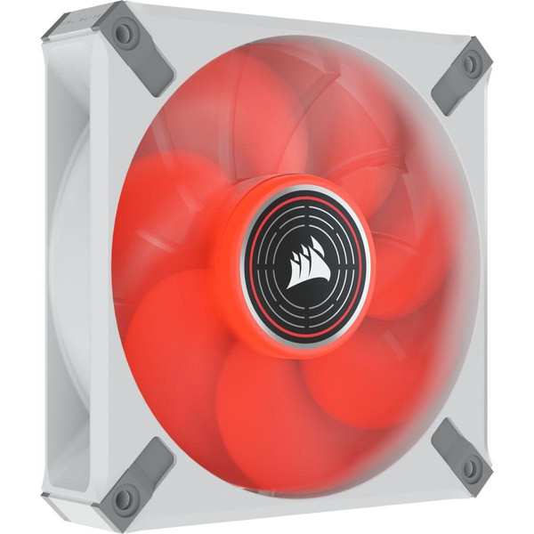 Ventilateur Pour Boîtier Corsair iCUE ML120 Rouge ELITE Premium 120mm - Blanc