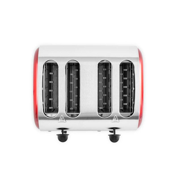 Grille-pain Grille-pain Inox rouge 1500W
