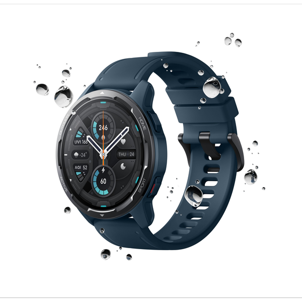 XIAOMI Montre Connectée femme Xiaomi Watch S1 Active GL MIWATCHACTIVEGLS1BL - Bracelet  Silicone Bleu