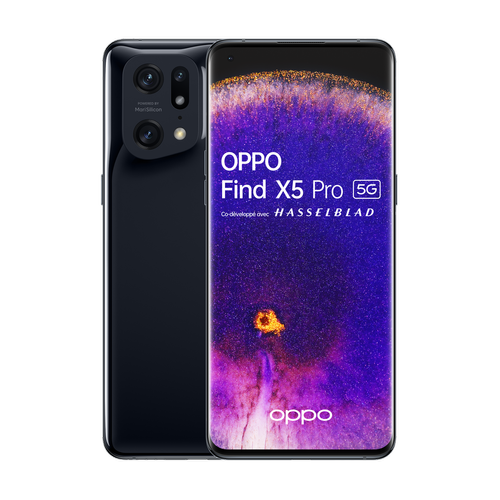 Oppo - FIND X5 Pro - 256 Go - Noir - Smartphone location 24 mois Téléphonie