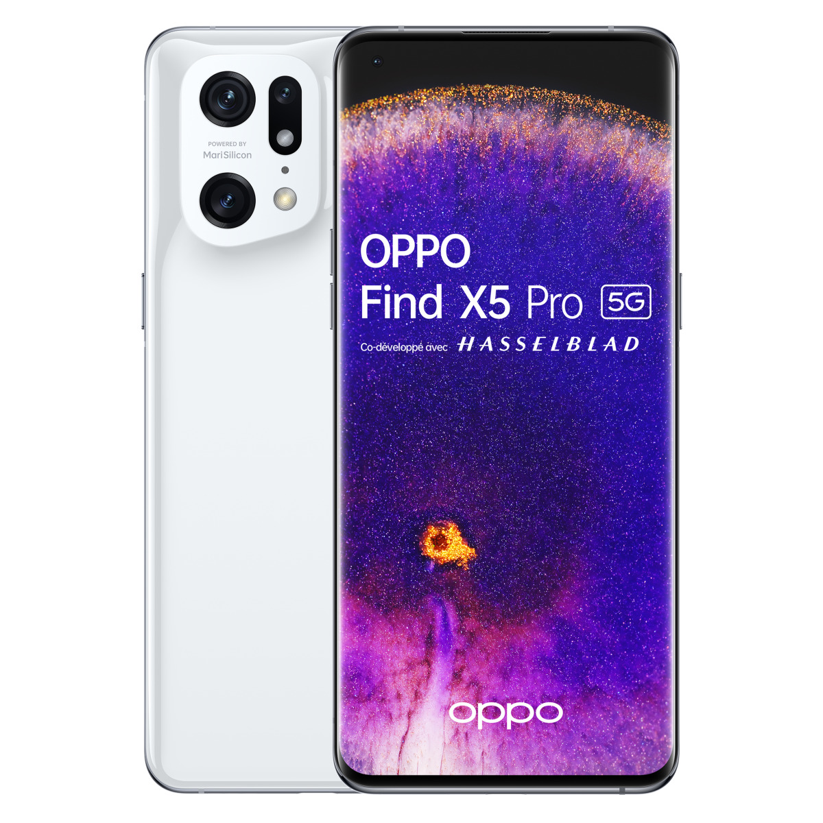 Smartphone Android Oppo FIND X5 Pro - 256 Go - Blanc