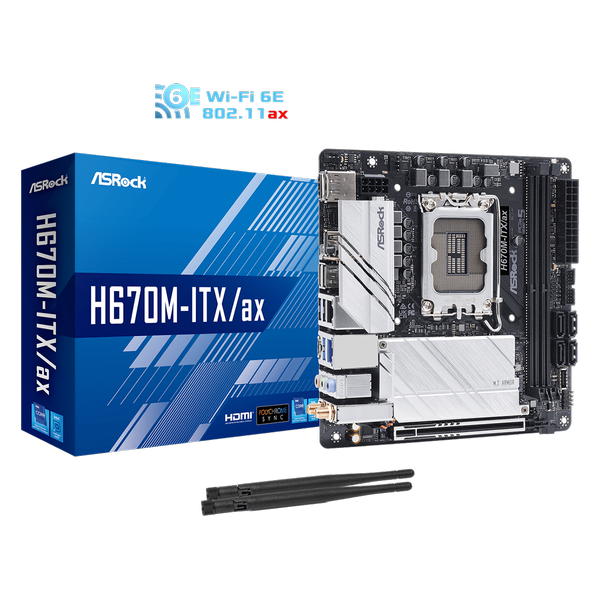 Carte mère Intel Asrock H670M-ITX/AX