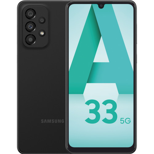 Samsung - Galaxy A33 - 128 Go - Noir - Jusqu'à 4 mois offerts de YouTube Premium pour l'achat d'un smartphone ou d'une tablette Galaxy