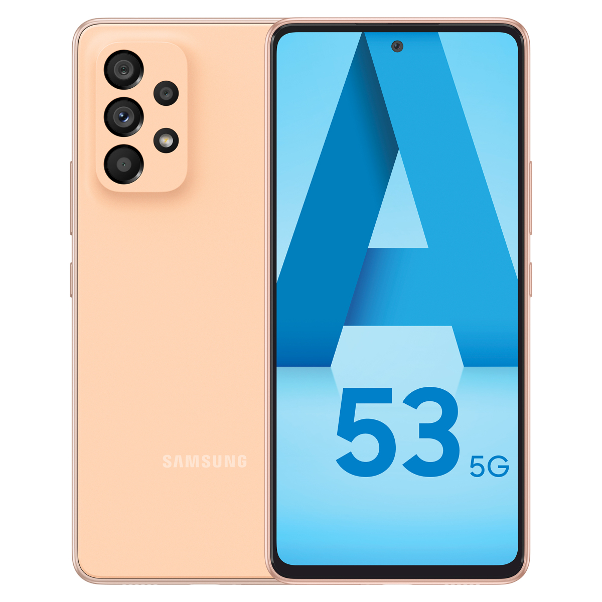 Smartphone Android Samsung Galaxy A53 - 128 Go - 5G - Pêche