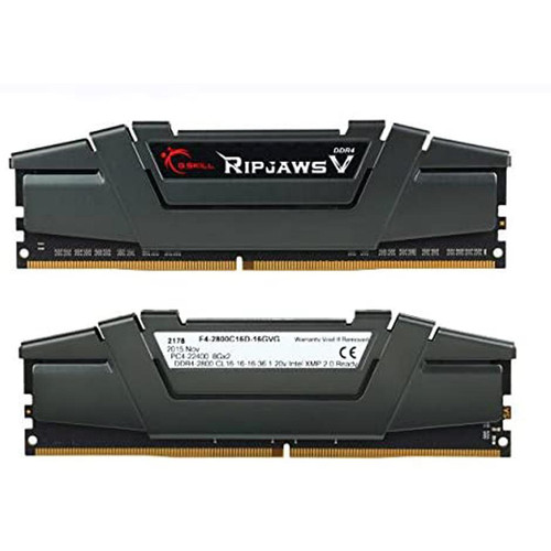 RAM PC Fixe Ripjaws V  2 x 8 GB DDR4 3600Mhz CL18 Noir