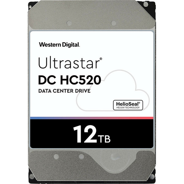 Western Digital Disque dur 12 To 3.5 SATA Ultrastar DC HC520