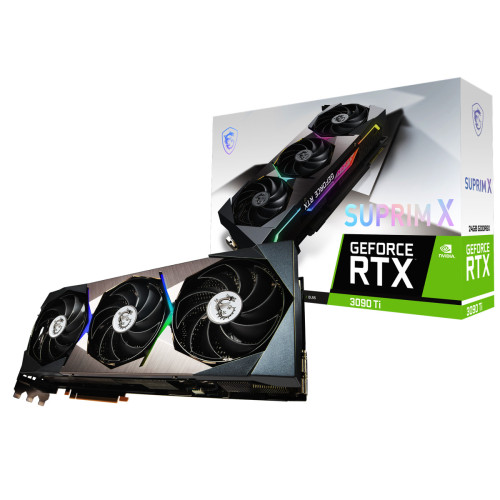 Msi - GeForce RTX 3090 Ti SUPRIM X 24G - Carte Graphique NVIDIA