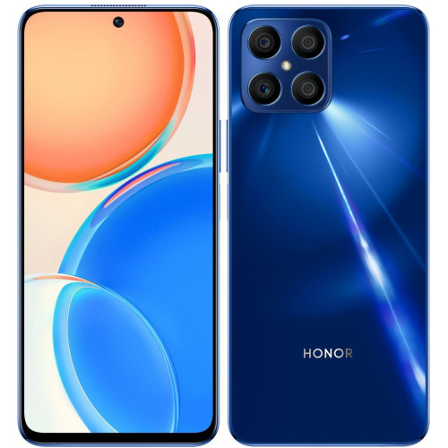 Honor - X8 - 128 Go - Bleu - Soldes Téléphonie