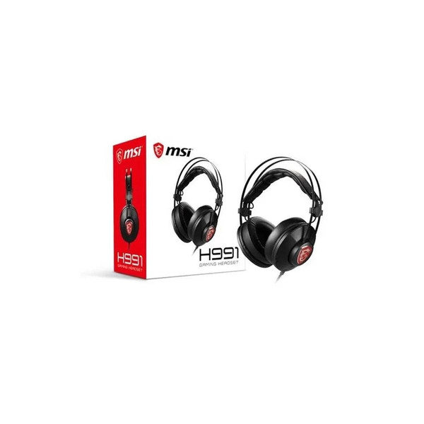 Casque gaming H991 - Filaire - Noir/Rouge Msi