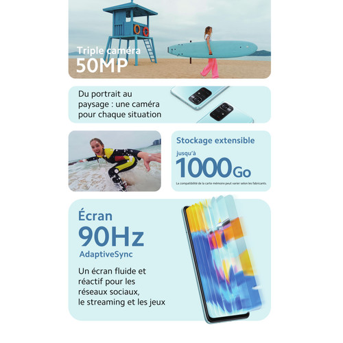 Redmi Note 11 S 5G - 4/128 Go - Bleu Etoile XIAOMI