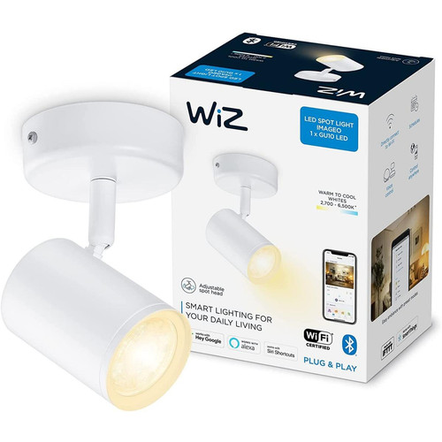 Wiz - IMAGEO Spots connectée 1x5W - Blanc variable - Lampe connectée Oui