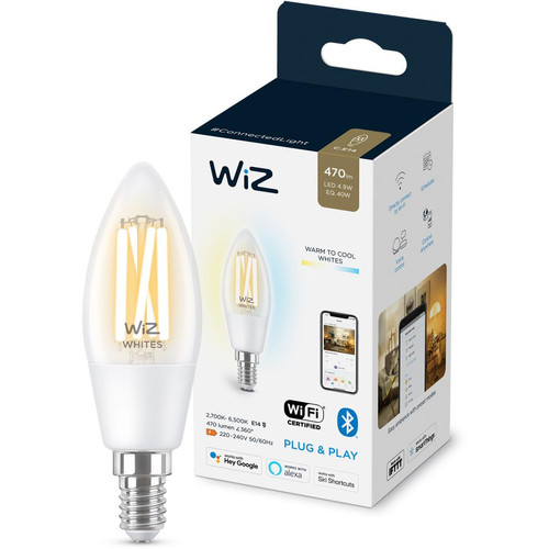 Wiz - Ampoule connectée E14 flamme Blanc variable - Lampe connectée