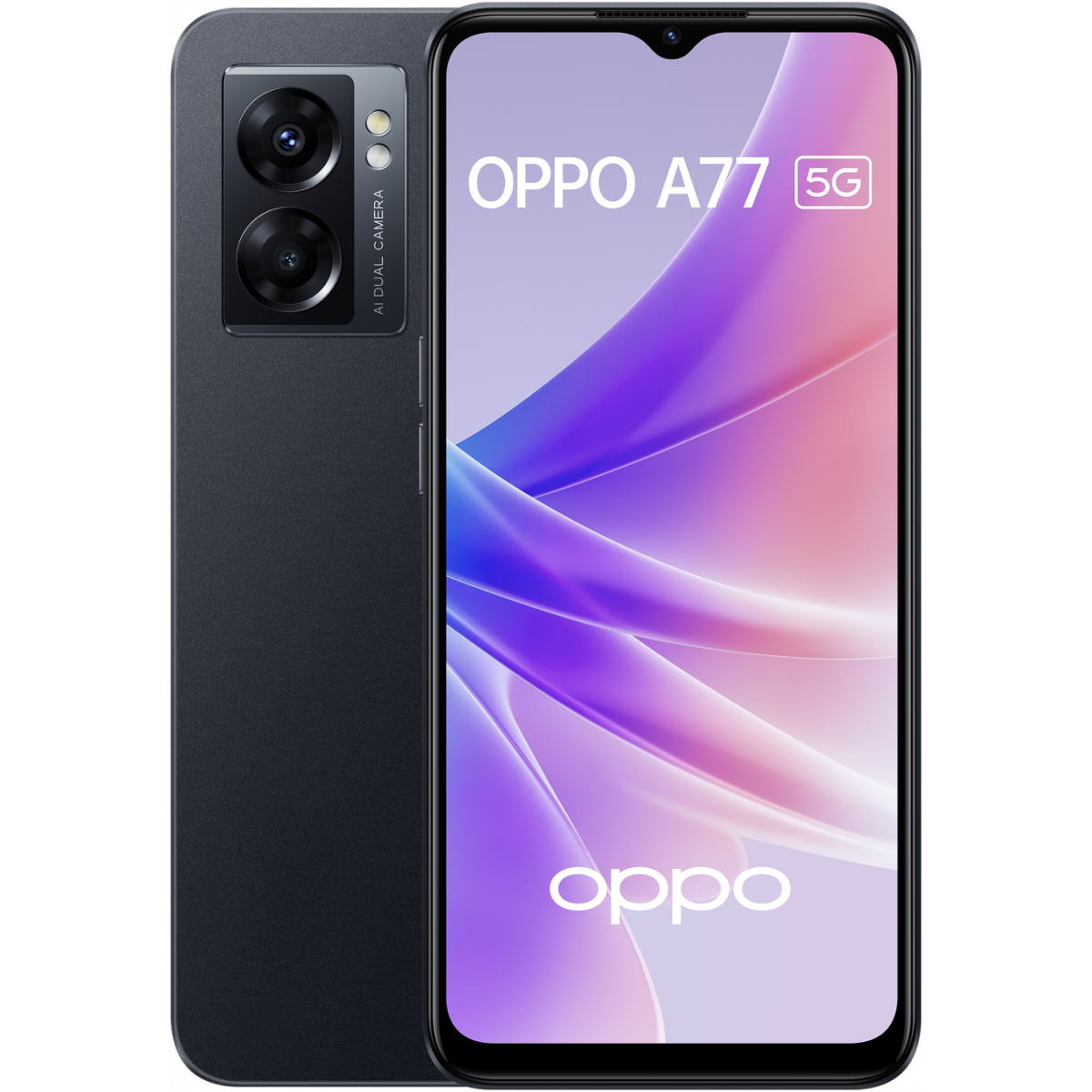Smartphone Android Oppo A77 - 6/64 Go - Midnight Black